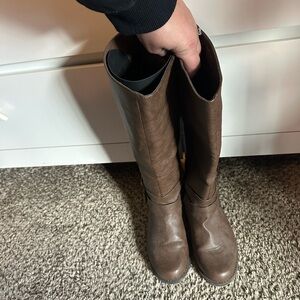 Brown Knee-High Boots